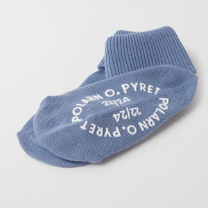 Blue Antislip Kids Socks Multipack from the Polarn O. Pyret kidswear collection. The best ethical kids clothes