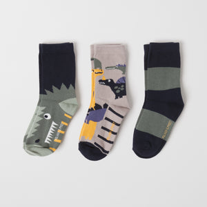 Green Kids Socks Multipack from the Polarn O. Pyret kidswear collection. The best ethical kids clothes