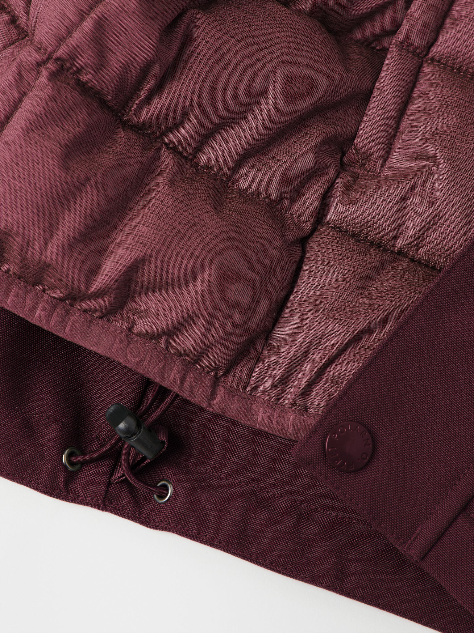 Kids Burgundy 3 in 1 Coat from the Polarn O. Pyret outerwear collection. Made using ethically sourced materials.