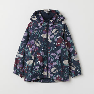 Kids Navy Lightweight Shell Jacket from the Polarn O. Pyret outerwear collection. The best ethical kids outerwear.