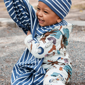 Striped Baby Blanket/Shawl
